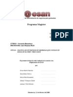 Caso Politica de Dividendos en El Peru