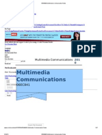 Multimedia Communication Notes
