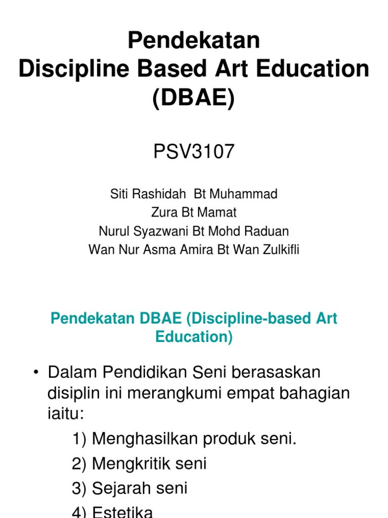 Pendekatan DBAE | PDF