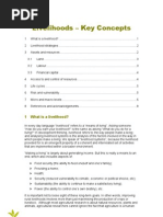 Livelihoods - Key Concepts: 1 What Is A Livelihood?