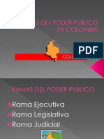 Ramas Del Poder Publico en Colombia