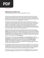 Download Electrolux Cleans Up by travelerpat SN14242425 doc pdf
