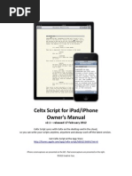 Celtx Script Owners Manual