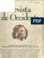 Revista de Occidente No. 201 - La hora de los monstruos - imágenes de lo prohibido en el arte actual