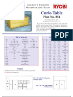 Curio Table PDF