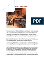 Four Ways To Build A Tavern Table PDF