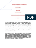 Política Monetaria funcionan las reglas y discrecionalidad no es