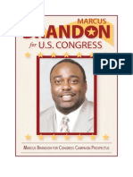 Campaign Prospectus For Marcus Brandon For US Congress