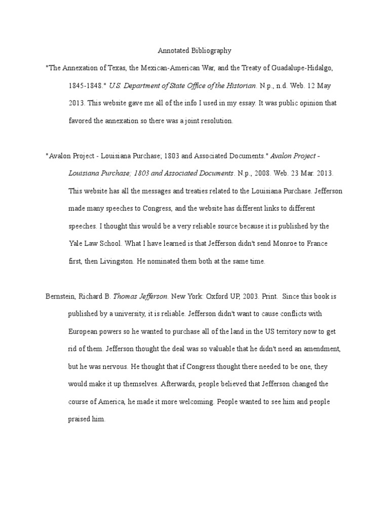 How to Write an Annotated Bibliography | Format & Examples
