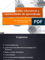 Redes Educativas y Comunidades