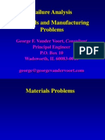 VANDERVOORT - Materials Manufacturing Problems