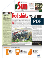 Thesun 2009-04-14 Page01 Red Shirts Vs Army