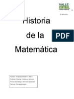 Historia Matemática