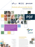 Personality Disorder Knowledge and Understanding Frameworks Flyer