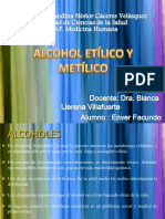 Alcohól y Metanól Farmacología