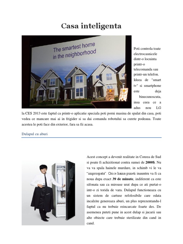 Casa Inteligenta | PDF