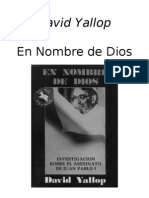 YALLOP, David - en Nombre de Dios