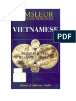 Pimsleur's Vietnamese I - Reading Booklet