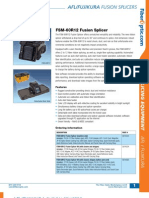 Afl/Fujikura Fusion Splicers: FSM-60R12 Fusion Splicer