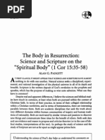 the Body in Res- Science & Scripture on 'Spiritual Body' (1 Cor 15)