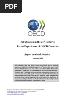 Privatisation in The 21 Century: Recent Experiences of OECD Countries