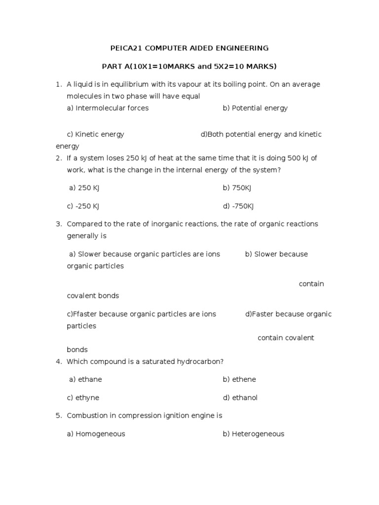Computer Aided Engineering Concepts | PDF | Yield (Engineering ...