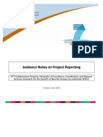 Uidance Notes On Project Reporting
