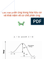 Cac Loai Phan Ung Trong Hoa Huu Co Va Co Che Phan Ung