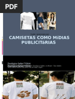 Camisetas como mídias Publicitárias
