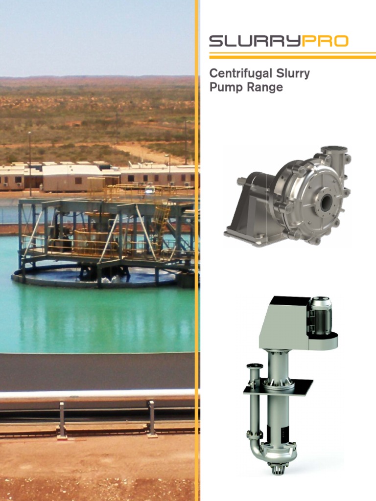 Centrifugal Slurry Pump Range | PDF | Bearing (Mechanical) | Pump