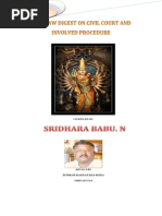 Download Case Law Digest on Civil Court and Involved Procedure by Sridhara babu N -     SN142524562 doc pdf