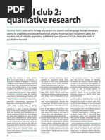Download Journal club 2 qualitative research by Speech  Language Therapy in Practice SN142525356 doc pdf