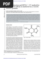 Download Caffeine Extraction  HPTLC-UV Estimation of Caffeine Int J Green Pharmacy 2009 3 1 47-51 By Himanshu Misra Darshana Mehta B K Mehta Manish Soni and D C Jain by Himanshu Misra SN14252585 doc pdf