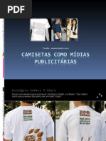 Camisetas como mídias Publicitárias
