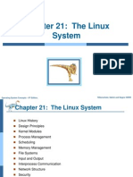 Chapter 21: The Linux System: Silberschatz, Galvin and Gagne ©2009 Operating System Concepts - 8 Edition