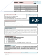 Lesson Plan 16/03/09 (Yr3A)