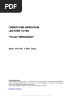 Operational Research Notes