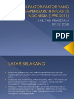 Analisis Faktor-Faktor Yang Mempengaruhi Inflasi Di Indonesia (