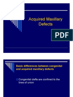 Acqiured Maxillary Defects (Compatibility Mode)