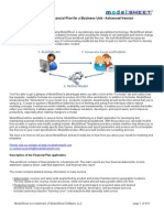 Business Unit Financial Plan