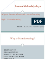 Birla Vishvakarma Mahavidyalaya: Subject: Recent Advances in Manufacturing