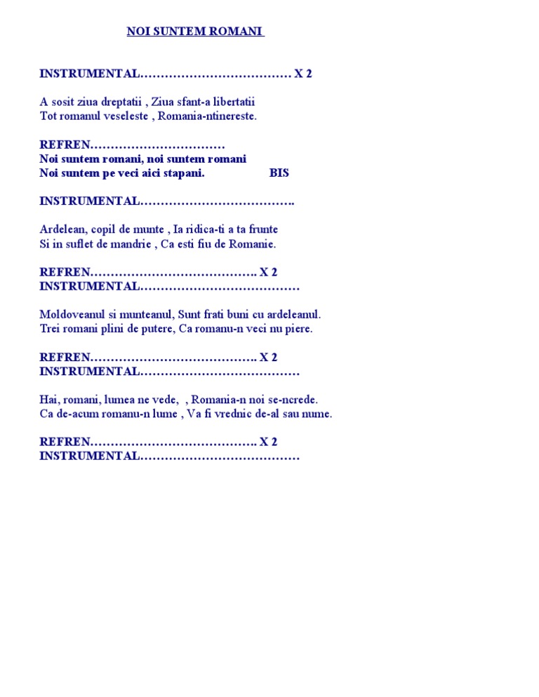 07 Noi Suntem Romani