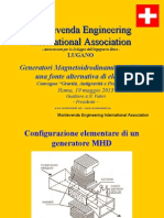 Generatori Magnetoidrodinamici (MHD):
una fonte alternativa di elettricità - Presentazione
