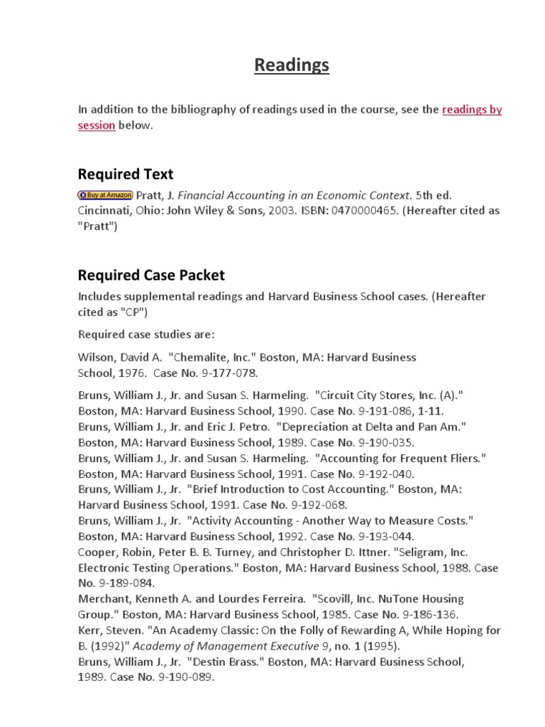 Readings for Financial Accounting Course | PDF | Deferred Tax ...