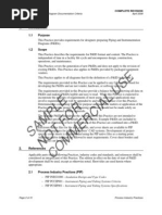 1.1 Purpose: Pip Pic001 Piping and Instrumentation Diagram Documentation Criteria April 2008