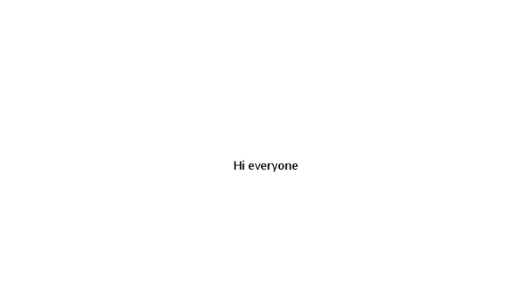 Hi Everyone | PDF