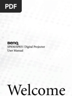 Download BENQ sp831 by Noah Weston SN14259866 doc pdf