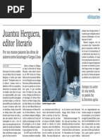 Juantxu Herguera, Editor Literario