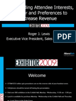 Understanding Attendee Interests Behavior and Preference To Increase Revenue - FINAL