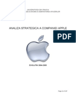 Analiza Strategica - Apple